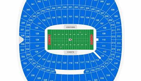 geha field at arrowhead stadium seating chart