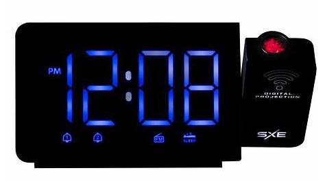 SXE Projection Clock Radio, Proj. FM clock radio - Walmart.ca