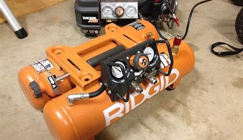 RIDGID Tri-Stack 5 Gallon Air Compressor - Review - Tools In Action