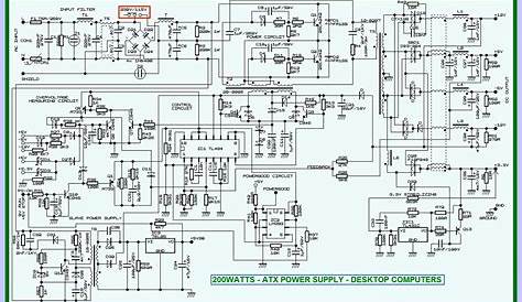 Master Electronics Repair !: DESKTOP COMPUTER POWER SUPPLY - 200W ATX