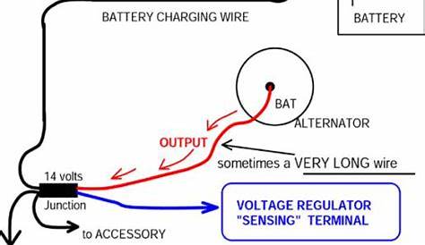 One Wire Alternator Wiring Diagram