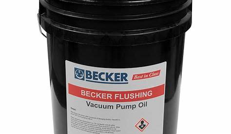 Becker Vacuum Pump Manual