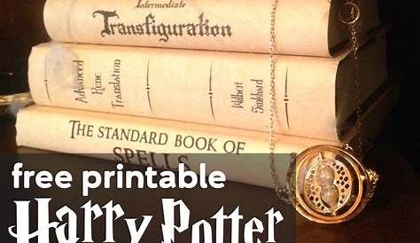 Harry Potter Book Covers Free Printables - Paper Trail Design