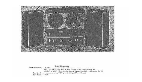 SONY TC-500A, Service Manual, Repair Schematics