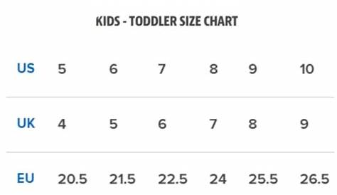 skechers shoe size chart