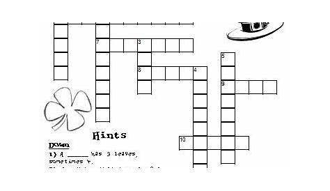 st patrick's day puzzles printable free