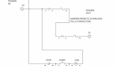 Wiring Diagram For A Single Pole Contactor - Wiring Diagram and Schematics