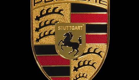 Porsche Emblem - Black Photograph by Scott Cameron - Pixels