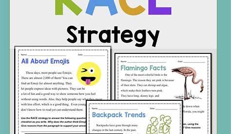 race strategy worksheets answers