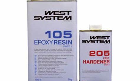 West System B Pack 105 Epoxy Resin + 205 Hardener 6kg - The Wetworks