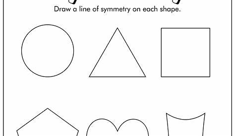 lines of symmetry worksheet with answers