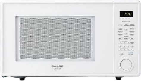 Sharp 1.1-cu ft 1,000-Watt Countertop Microwave (Smooth White) in the