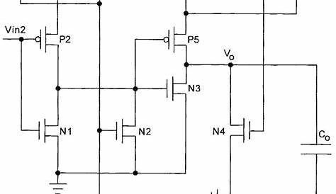 cmos and gate circuit diagram