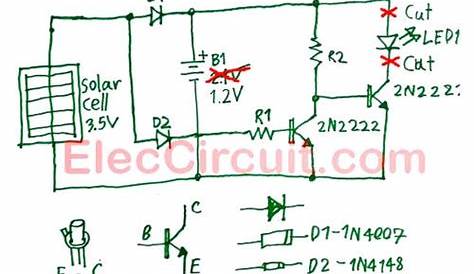 automatic solar light circuit diagram