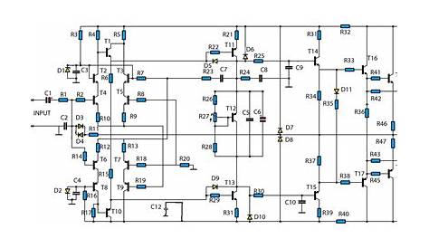 1400W audio power amplifier