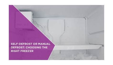 Manual Defrost Freezers Vs Auto Defrost