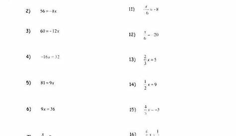 two step equations distributive property worksheet