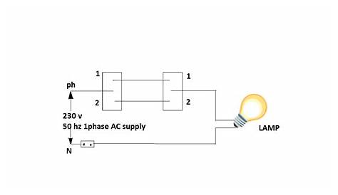 automatic stair light circuit diagram