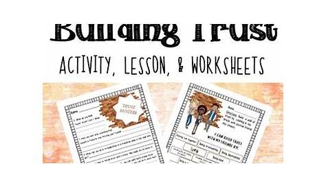 trust building worksheets for couples