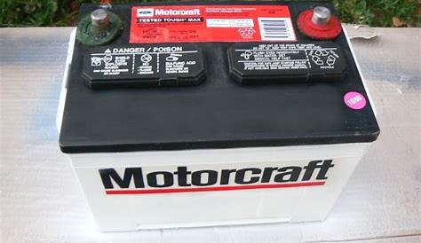 Ford motorcraft battery date