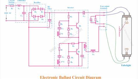 philips electronic ballast circuit diagram