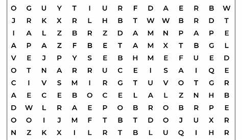 hard printable word search puzzles