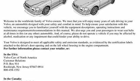 2002 volvo s40-v40 Owners Manual | Just Give Me The Damn Manual