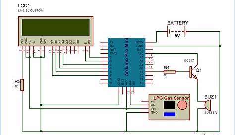 fuel level detector circuit diagram