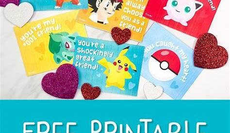 Free Printable Pokemon Valentines Cards Your Kids Will Be Begging For