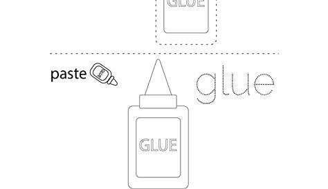 glue practice worksheets
