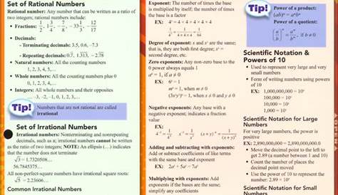 Math Common Core State Standards 8th Grade Quick Study | Bar Charts