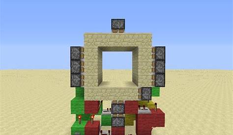 Minecraft Super Compact 3x3 Piston Door Tutorial [3x7!] Minecraft Project