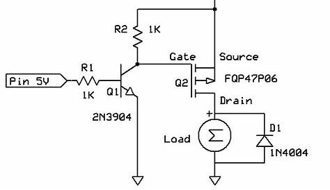 p-channel MOSFET switch