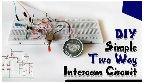 How to Make a Simple Two Way Intercom Circuit - YouTube