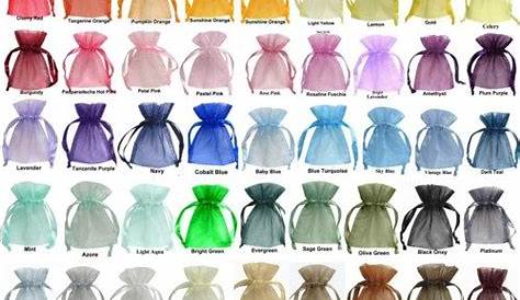50 count 4x6 inch Silk Organza Gift Favor Bags U Pick Colors | Wedding