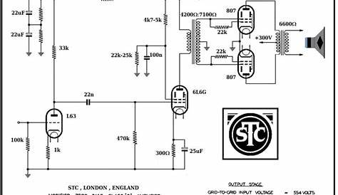 tube guitar amplifier schematics