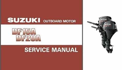 suzuki df 20a service manual