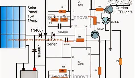 Solar Garden Light with Programmable Timer Circuit