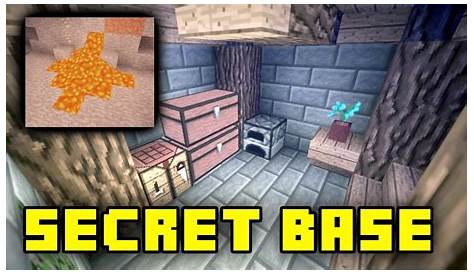 underground secret base minecraft