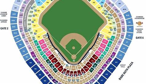 8 Images Yankees Seating Chart With Seat Numbers And Description - Alqu Blog