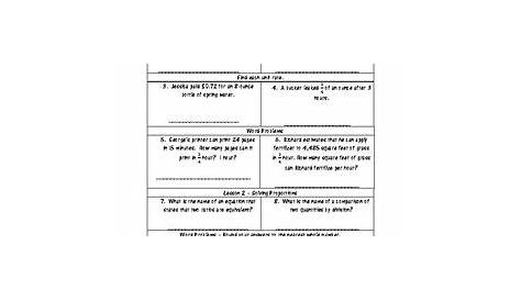 grade 6 proportional reasoning worksheet
