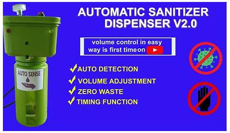 How to make automatic sanitizer dispenser at home||diy automatic soap