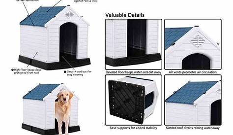 igloo dog house size chart