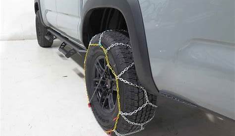 snow chains for toyota tacoma
