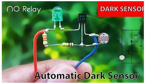 How to make LDR Darkness Sensor Circuit Simple DIY - YouTube