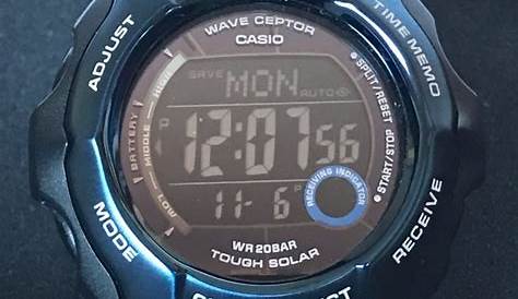 How To Change Time On G Shock Casio Wr20bar