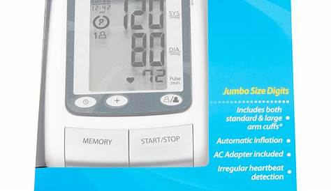 Equate Blood Pressure Monitor 6000 Series User Manual - Captions More
