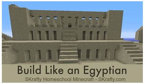 SKrafty Minecraft Learn & Build: Build Like an Egyptian » SKrafty