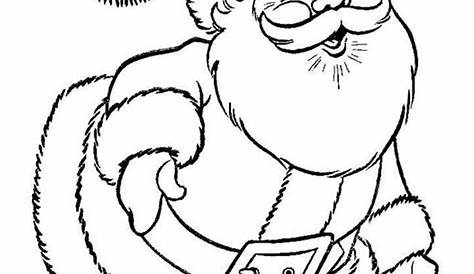 Free Printable Santa Coloring Pages For Kids - Tulamama