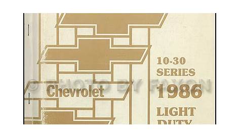 1985 chevy truck blower motor wiring diagram